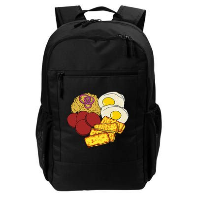 Dominican Republic Favorite Food Mangú Salami Queso Frito Backpack