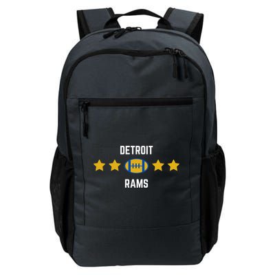 Detroit Rams Football Star Daily Commute Backpack