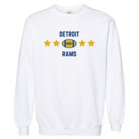 Detroit Rams Football Star Garment-Dyed Sweatshirt