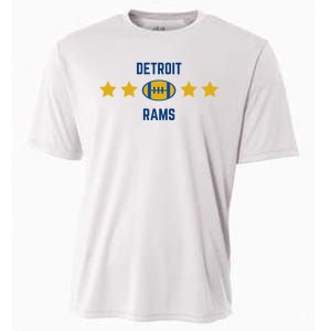 Detroit Rams Football Star Cooling Performance Crew T-Shirt