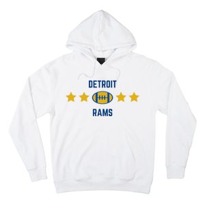 Detroit Rams Football Star Hoodie