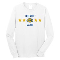 Detroit Rams Football Star Long Sleeve Shirt