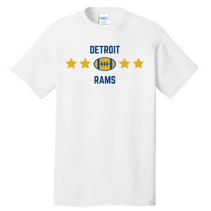 Detroit Rams Football Star Tall T-Shirt