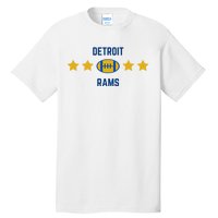 Detroit Rams Football Star Tall T-Shirt