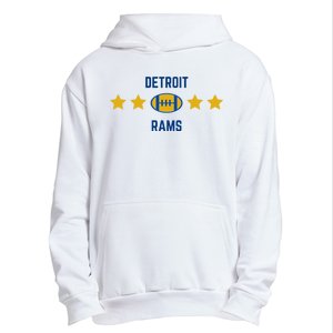 Detroit Rams Football Star Urban Pullover Hoodie