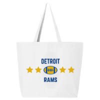 Detroit Rams Football Star 25L Jumbo Tote