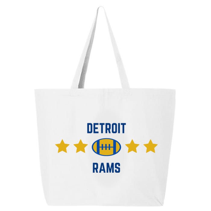 Detroit Rams Football Star 25L Jumbo Tote