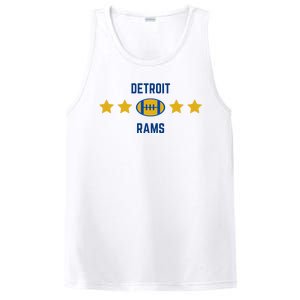 Detroit Rams Football Star PosiCharge Competitor Tank