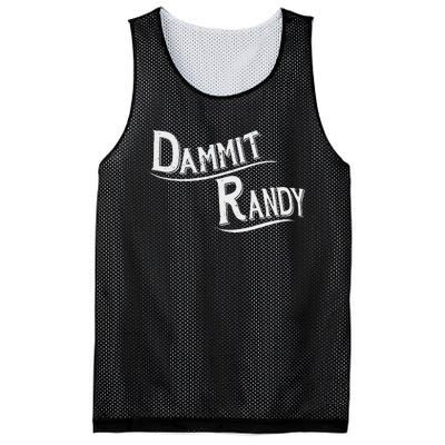 Dammit Randy Funny Design Mesh Reversible Basketball Jersey Tank