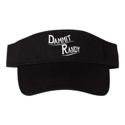 Dammit Randy Funny Design Valucap Bio-Washed Visor