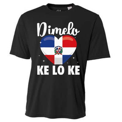 Dominican Republic Flag Dimelo Ke Lo Ke Dominicana Cooling Performance Crew T-Shirt