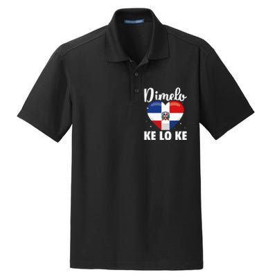 Dominican Republic Flag Dimelo Ke Lo Ke Dominicana Dry Zone Grid Polo