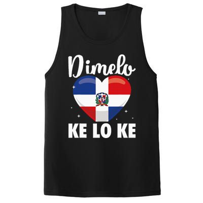 Dominican Republic Flag Dimelo Ke Lo Ke Dominicana PosiCharge Competitor Tank