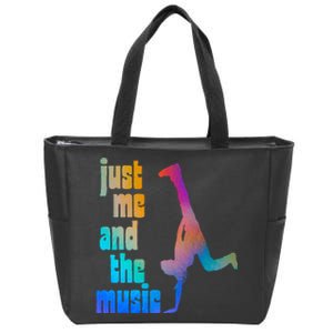 Dance Recital Gift For Just Me And The Music Zip Tote Bag