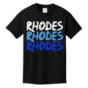 Distressed Rhodes Greece Dodecanese Greek Island Rhodes Kids T-Shirt