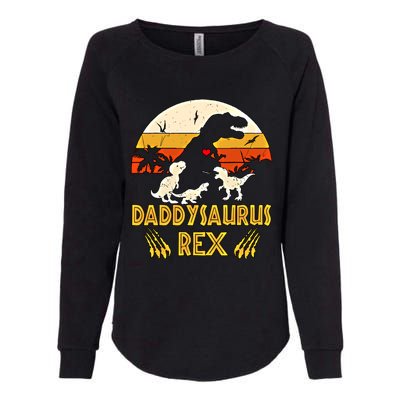 Daddysaurus Rex Gift Womens California Wash Sweatshirt