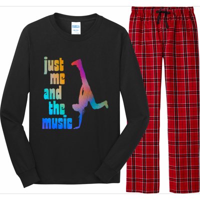 Dance Recital Gift For Just Me And The Music Long Sleeve Pajama Set