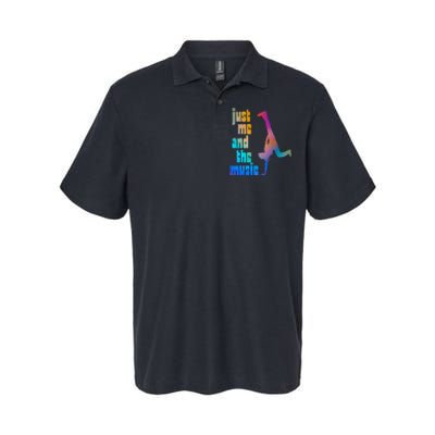 Dance Recital Gift For Just Me And The Music Softstyle Adult Sport Polo