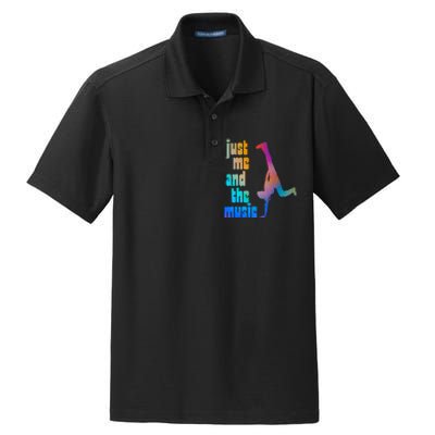 Dance Recital Gift For Just Me And The Music Dry Zone Grid Polo