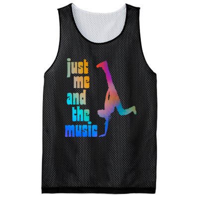 Dance Recital Gift For Just Me And The Music Mesh Reversible Basketball Jersey Tank