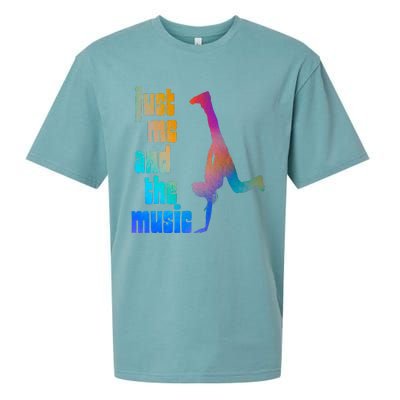 Dance Recital Gift For Just Me And The Music Sueded Cloud Jersey T-Shirt