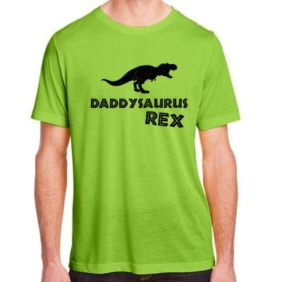 Daddysaurus Rex Gift Funny Dinosaur Fathers Day Gift Adult ChromaSoft Performance T-Shirt