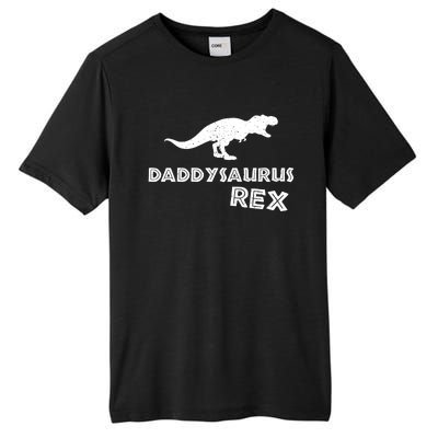 Daddysaurus Rex Gift Funny Dinosaur Fathers Day Gift Tall Fusion ChromaSoft Performance T-Shirt