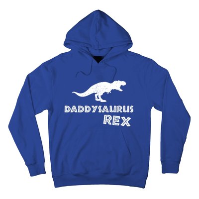 Daddysaurus Rex Gift Funny Dinosaur Fathers Day Gift Hoodie