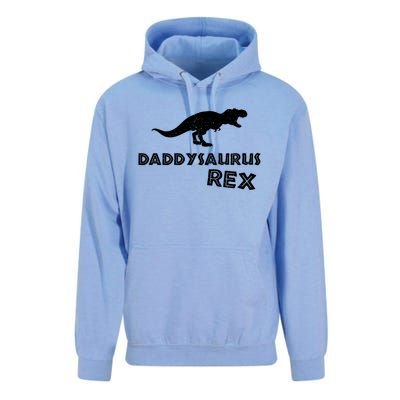 Daddysaurus Rex Gift Funny Dinosaur Fathers Day Gift Unisex Surf Hoodie