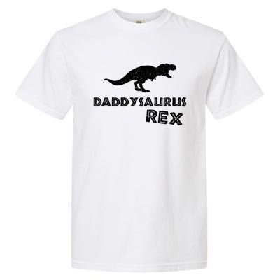 Daddysaurus Rex Gift Funny Dinosaur Fathers Day Gift Garment-Dyed Heavyweight T-Shirt