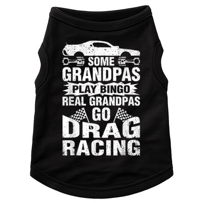 Drag Racing Grandpa Car Lover For Grandfathers MM Doggie Tank