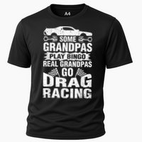 Drag Racing Grandpa Car Lover For Grandfathers MM Cooling Performance Crew T-Shirt