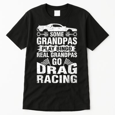 Drag Racing Grandpa Car Lover For Grandfathers MM Tall T-Shirt