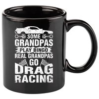 Drag Racing Grandpa Car Lover For Grandfathers MM 11oz C Handle Ceramic Mug