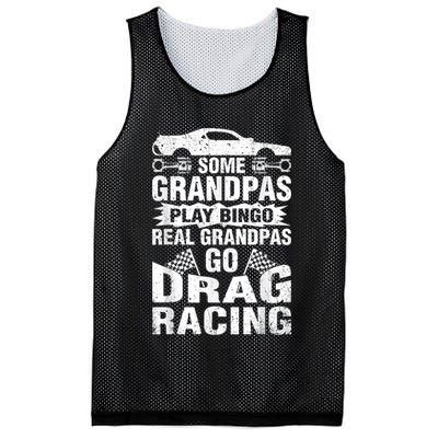 Drag Racing Grandpa Car Lover For Grandfathers MM Mesh Reversible Basketball Jersey Tank