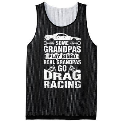 Drag Racing Grandpa Car Lover For Grandfathers MM Mesh Reversible Basketball Jersey Tank