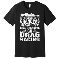 Drag Racing Grandpa Car Lover For Grandfathers MM Premium T-Shirt