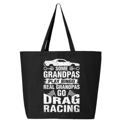 Drag Racing Grandpa Car Lover For Grandfathers MM 25L Jumbo Tote