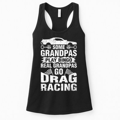 Drag Racing Grandpa Car Lover For Grandfathers MM Womens Tank Top