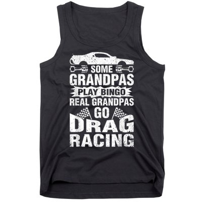 Drag Racing Grandpa Car Lover For Grandfathers MM Tank Top