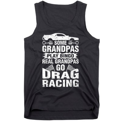 Drag Racing Grandpa Car Lover For Grandfathers MM Tank Top