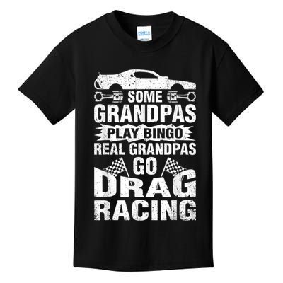Drag Racing Grandpa Car Lover For Grandfathers MM Kids T-Shirt