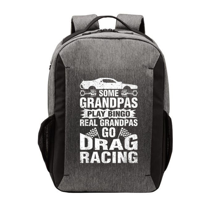 Drag Racing Grandpa Car Lover For Grandfathers MM Vector Backpack