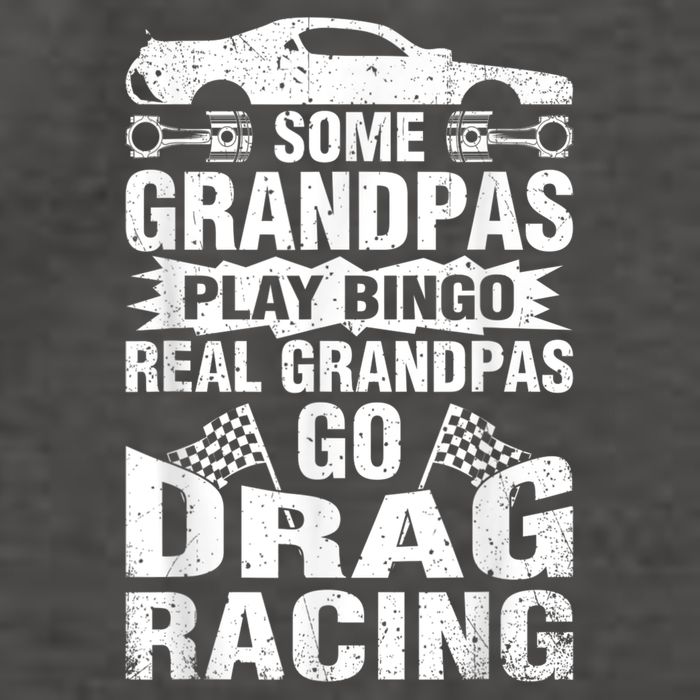 Drag Racing Grandpa Car Lover For Grandfathers MM Vector Backpack