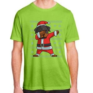 Dabbing Rottweiler Gift Funny Christmas Gift Adult ChromaSoft Performance T-Shirt