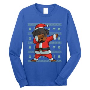 Dabbing Rottweiler Gift Funny Christmas Gift Long Sleeve Shirt