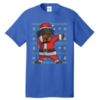 Dabbing Rottweiler Gift Funny Christmas Gift Tall T-Shirt