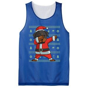 Dabbing Rottweiler Gift Funny Christmas Gift Mesh Reversible Basketball Jersey Tank