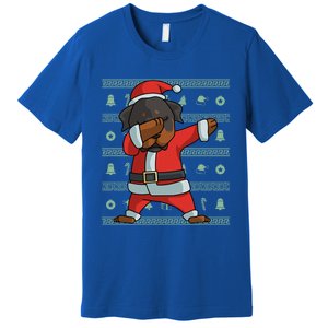 Dabbing Rottweiler Gift Funny Christmas Gift Premium T-Shirt