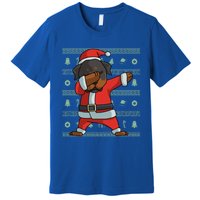 Dabbing Rottweiler Gift Funny Christmas Gift Premium T-Shirt